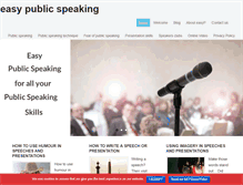 Tablet Screenshot of easypublicspeaking.co.uk